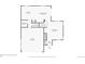 First floor layout showcasing the kitchen, living room, garage, and entry foyer at 11089 Woodhurst Cir, Highlands Ranch, CO 80130