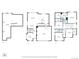 Floor plans of basement, main floor, and second floor featuring dimensions of all rooms at 4884 St Vrain Rd, Firestone, CO 80504