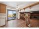 Bright dining room with hardwood floors and sliding glass doors at 11143 W Ohio Pl, Lakewood, CO 80226