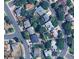 Aerial view of the property and its location within a quiet, residential neighborhood at 3965 S Fundy Cir, Aurora, CO 80013