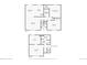 First-floor and basement floor plan showing the layout of the living spaces, bedrooms, and bathrooms at 3965 S Fundy Cir, Aurora, CO 80013