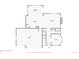 Floor plan of the first floor featuring a kitchen, living room, and garage at 26731 E Hinsdale Pl, Aurora, CO 80016