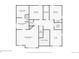 Floor plan of the second floor featuring primary bedroom and bath, two bedrooms, and laundry room at 26731 E Hinsdale Pl, Aurora, CO 80016