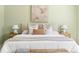 Elegant bedroom showcasing a stylish bed with decorative pillows and side tables at 845 S Kenton St, Aurora, CO 80012