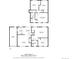 Detailed floor plan showcasing layout of two floors with labeled rooms and dimensions at 845 S Kenton St, Aurora, CO 80012