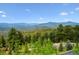 Picturesque wooded view of rolling mountains at 26116 Chief Hosa Rd, Golden, CO 80401