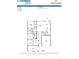 Jefferson model home floor plan featuring an open kitchen, living room, and two-car garage at 16873 Ballinger Cir, Mead, CO 80542