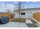 Backyard space with new fence and greenery, offering privacy and space for outdoor activities at 2840 S Bannock St, Englewood, CO 80110