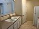 Efficient kitchen with neutral countertops and cabinetry plus an undermount sink at 5255 Memphis St # 712, Denver, CO 80239
