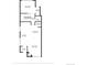 Detailed floorplan showcasing the layout of the living room, kitchen, dining areas and foyer at 1160 S Sherman St, Denver, CO 80210