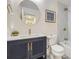 Stylish bathroom featuring sleek vanity, modern fixtures and white tiling at 2101 Champlain Dr, Boulder, CO 80301