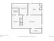 Floor plan of finished basement with recreation and utility rooms, a bedroom, and bath at 2101 Champlain Dr, Boulder, CO 80301