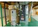 Basement utility featuring a water heater and Goodman furnace for efficient home heating and hot water needs at 10132 Nickolas Ave, Highlands Ranch, CO 80130