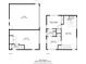 Floor plan layout with garage, primary bedroom, kitchen and living room dimensions at 3947 Winona Ct, Denver, CO 80212