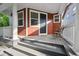 Inviting front porch with seating area and views at 2813 Central Park Blvd, Denver, CO 80238
