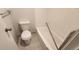 Bathroom featuring a toilet, tub and tiled floor at 2281 S Vaughn Way # 118A, Aurora, CO 80014