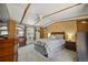 A carpeted bedroom featuring a ceiling fan at 422 Willow Dr, Lochbuie, CO 80603