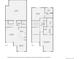 Detailed floor plans displaying both first and second floors of the house layout at 3611 S Perth Cir # 103, Aurora, CO 80013