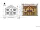Elevation schematic of a Cotswolds inspired home featuring limestone veneer and brick accents at 1160 N Dahlia St, Denver, CO 80220