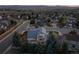 Exterior aerial home view showcasing a property with a nice backyard and in a nice neighborhood at 4530 Ridgewood Ct, Castle Rock, CO 80109