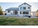 The backyard is perfect for entertaining and has a shed for extra storage at 4530 Ridgewood Ct, Castle Rock, CO 80109