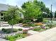 Landscaped front yard with vibrant flowers, decorative rocks, and stepping stones, enhancing the home's exterior at 4530 Ridgewood Ct, Castle Rock, CO 80109