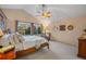 Inviting main bedroom features a vaulted ceiling, and plenty of natural light at 4530 Ridgewood Ct, Castle Rock, CO 80109