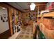 This unfinished basement is being used for storage and organization at 8130 E Bethany Pl, Denver, CO 80231