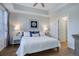 Spacious primary bedroom with large bed, nightstands, and window at 2200 S University Blvd # 201, Denver, CO 80210