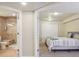 Finished basement with a bathroom and bedroom. Includes carpeted floors and neutral walls at 5046 Sage Brush Dr, Broomfield, CO 80023