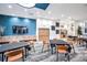 Relax in this well-appointed community room, featuring comfortable seating and a kitchenette at 1551 Larimer St # 2805, Denver, CO 80202