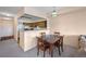 Dining area with table and chairs at 1551 Larimer St # 2805, Denver, CO 80202