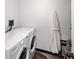 Laundry room with washer, dryer, and extra storage at 1551 Larimer St # 2805, Denver, CO 80202