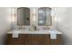 Elegant bathroom with dual vanity and marble countertops at 817 29Th St, Denver, CO 80205