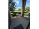 Private patio with brick columns and a view at 17443 Nature Walk Trail # 102, Parker, CO 80134