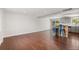 Large living room with wood floors, recessed lighting, and ample space at 4381 Dixon Dr, Westminster, CO 80031