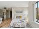 Comfortable bedroom with contemporary accents and a relaxing atmosphere at 3195 Blake St # 106, Denver, CO 80205