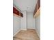 This closet is a spacious and minimalist design with ample shelving at 3195 Blake St # 106, Denver, CO 80205