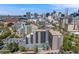 High-rise apartment complex features skyline views, balcony access, and reserved parking at 601 W 11Th Ave # 1101, Denver, CO 80204
