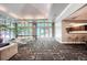 Expansive lounge area with stylish furniture and large windows, providing a relaxing and inviting space at 601 W 11Th Ave # 1101, Denver, CO 80204