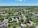 Expansive aerial shot showcasing a suburban neighborhood with mature trees, diverse home styles, and well-maintained streets at 3871 Moore St, Wheat Ridge, CO 80033