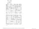 Detailed floor plan showcasing the layout of the first and second floors at 3871 Moore St, Wheat Ridge, CO 80033