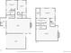 Detailed floor plan for the 1st floor showcases room layouts, dimensions, and garage placement at 24030 San Isabel Rd, Indian Hills, CO 80454