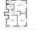 Detailed floor plan showcasing the layout of the third floor with dimensions of rooms and hallways at 2990 S Jay St, Denver, CO 80227
