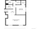 Detailed floor plan showcasing the layout of the first floor with dimensions of rooms and hallways at 2990 S Jay St, Denver, CO 80227