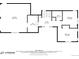 Detailed floor plan showcasing bedrooms, bathroom, foyer, hall and garage layout at 10895 Pheasant Run, Littleton, CO 80125