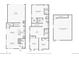 Detailed floor plan showcasing the layout of the home, including bedrooms, bathrooms, and living spaces at 1557 S Dallas Cir, Denver, CO 80247