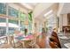 Kitchen dining area with a table for four and access to the backyard at 7956 S Eudora Cir, Centennial, CO 80122