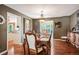 Elegant dining room with hardwood floors and chandelier at 7956 S Eudora Cir, Centennial, CO 80122