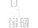 Detailed floorplan showcasing layout of first and second story, garage, and patios at 2645 Osceola St, Denver, CO 80212